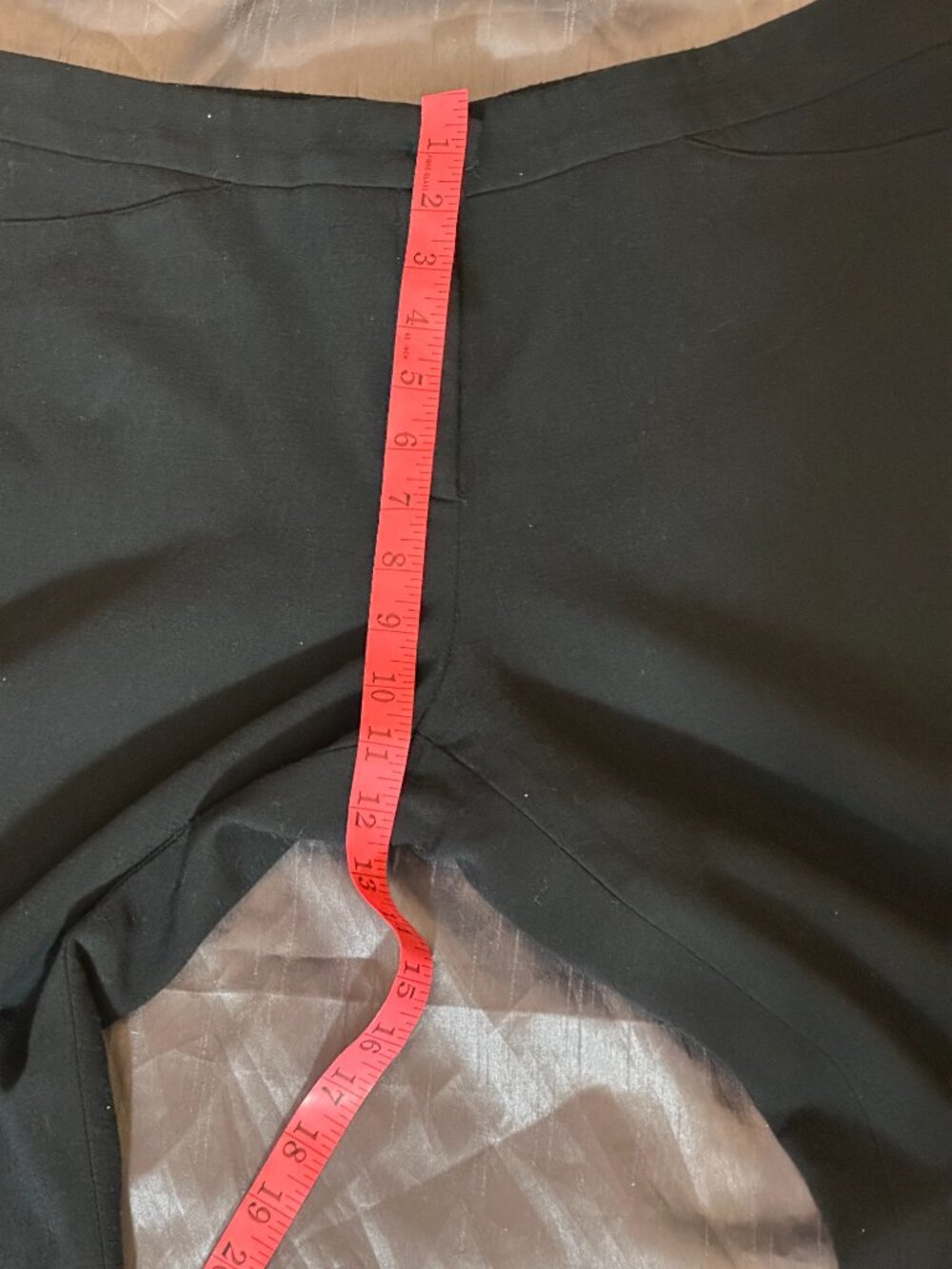 ESCADA Black Wool Casual Pants Women's Size 46 - Picture 7 of 15